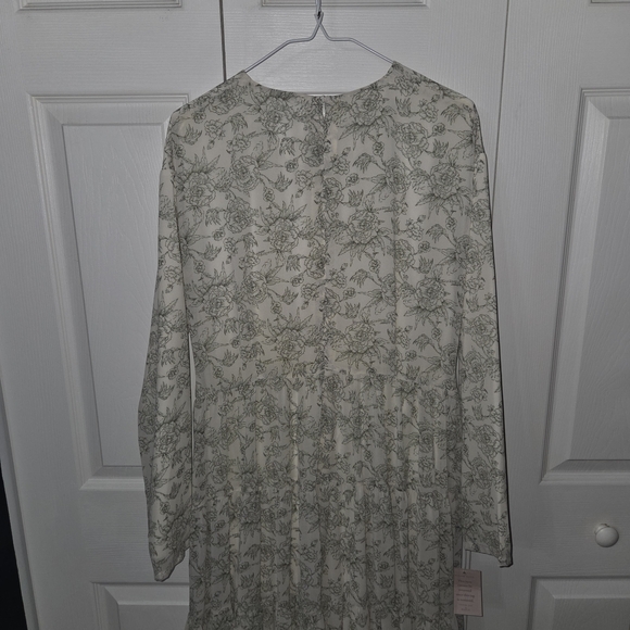 Dainty Jewells Elegant Cream Floral Maxi Dress - Picture 4 of 4